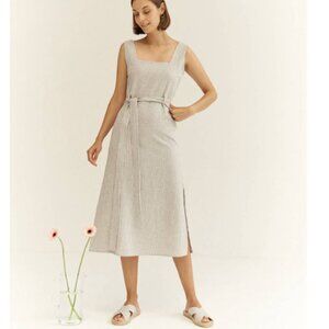 NWT Mus & Bombon Gingham Midi Dress, Made in Spain, Medium